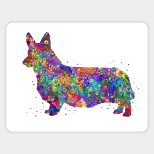 Corgi dog watercolor Magnet